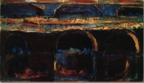 o. T. | Nacht | Öl auf LW | 60 x 100 cm | © Courtesy privater Sammler