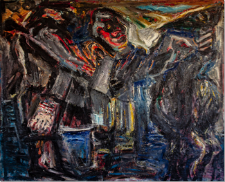 Krieg I | Öl auf Leinwand | 150 x 185 cm | 1984