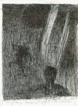 * o. T. | Highbury Fields, Night. | Pencil auf Papier | 21 x 30 cm | 1987