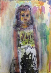 Portrait S. | Pigment auf LW | 70 x 50 cm | 2014