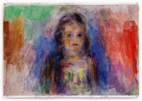 * Kind | übermalter fine art print | 18 x 24 cm | 2013