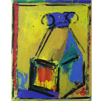 Haus mit Gestirnen | 62 x 42 | 1999