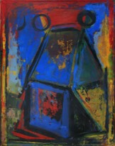 * Haus | Gestirne | Pigment auf Papier | 60 x 44 cm | 1999 