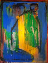 Haus | Gestirne | Acryl, Papier | 65x48 cm | 1999 