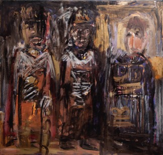 3 Könige | Öl auf Leinwand | 109 x 115 cm | 1983