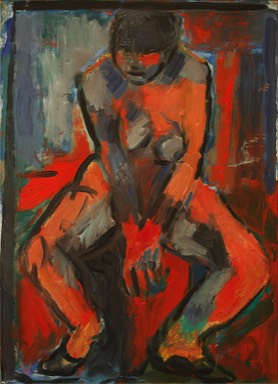 * Frau | Hocker | 65 x 100 cm | 1995