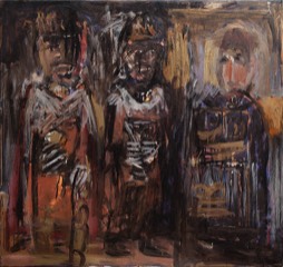 3-Könige | Öl auf Leinwand | 1983 | 120 x 120 cm | Coutesy Peter und Marion Schauer