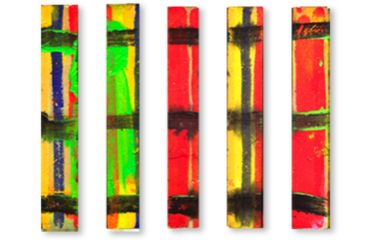 * untitled | Wandobjekt | Styropor bemalt | 2001