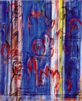 * Vorhang | Acryl auf Leinwand | 165 x 130 | 2003
