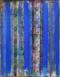 Vorhang | Malerwalze und Pigment auf LW | 80 x 60 cm | 2002