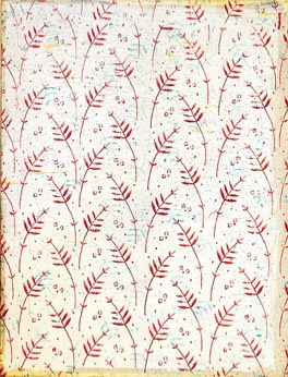 heller Vorhang | Malerwalze auf LW | 80 x 60 cm | 2000