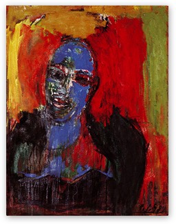 Portrait G | Alcydharz LW | 70x90 cm | 1998