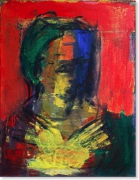 * Portrait B. | Acryl auf LW | 70 x 90 cm | 1998