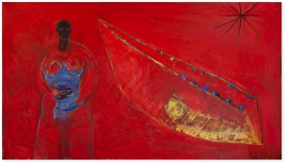 red space | Öl auf Leinwand | 150 x 265 cm | 1987