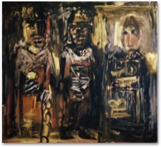 3 Könige | Öl auf LW | 120 x 150 cm | 1983 | © Courtesy privater Sammler