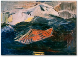 Meer | Öl auf LW | 90 x 110 cm | 1985 | © Courtesy privater Sammler