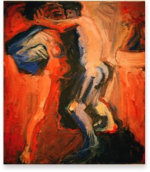 les amants | 155 x 145 cm | 1984 | vom Käufer zerstört