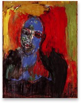 Portrait G. | Alcydharz LW | 70 x 90 cm | 1998