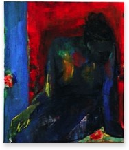 Dany | Cafe GAP | Pigment auf LW | 110 x 90 cm | 2001