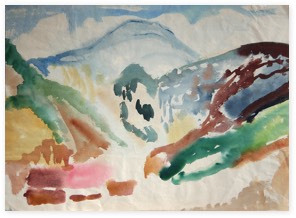 Prachspitze | Aquarell | 28 x 40 cm | 1969